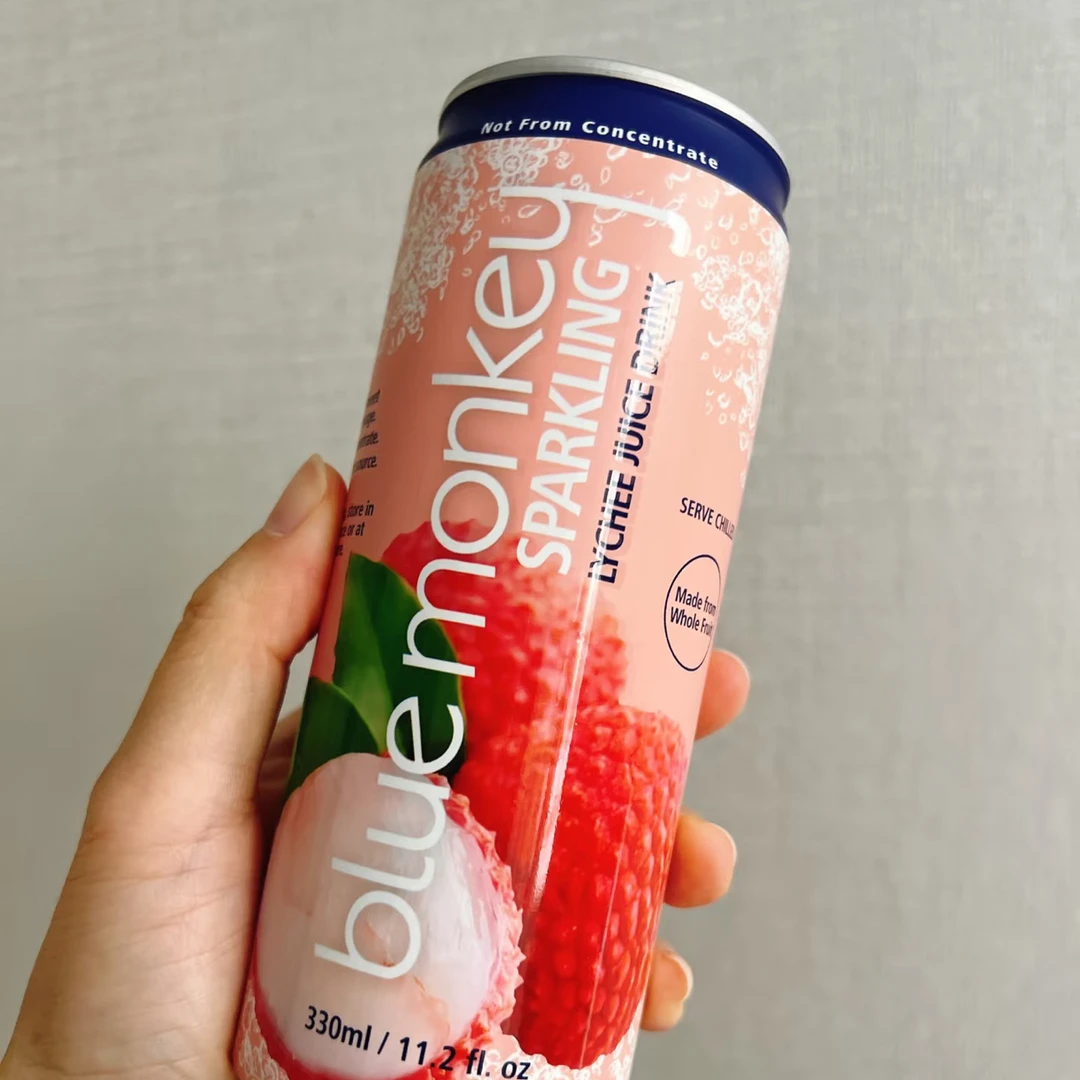 荔枝风味果汁气泡饮