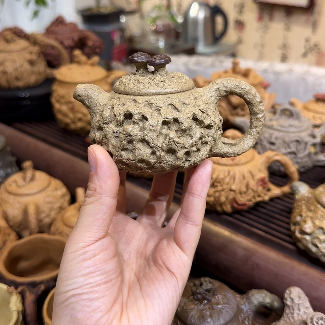 茶壶紫砂青段供春120cc