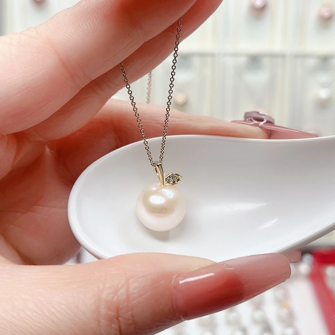 合金淡水珍珠吊坠(赠链)