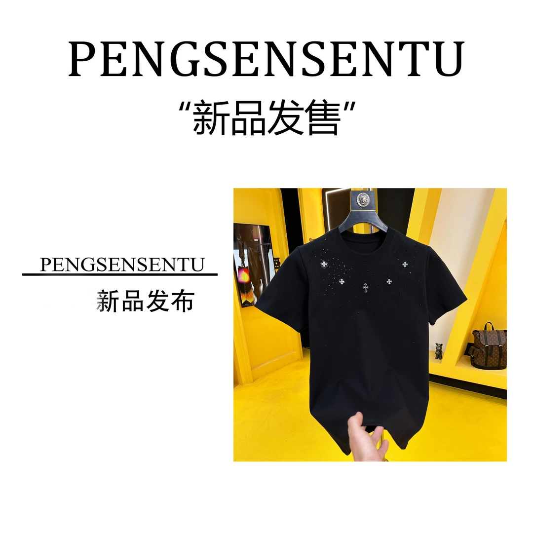 8802#夏季新款圆领短袖T恤半袖