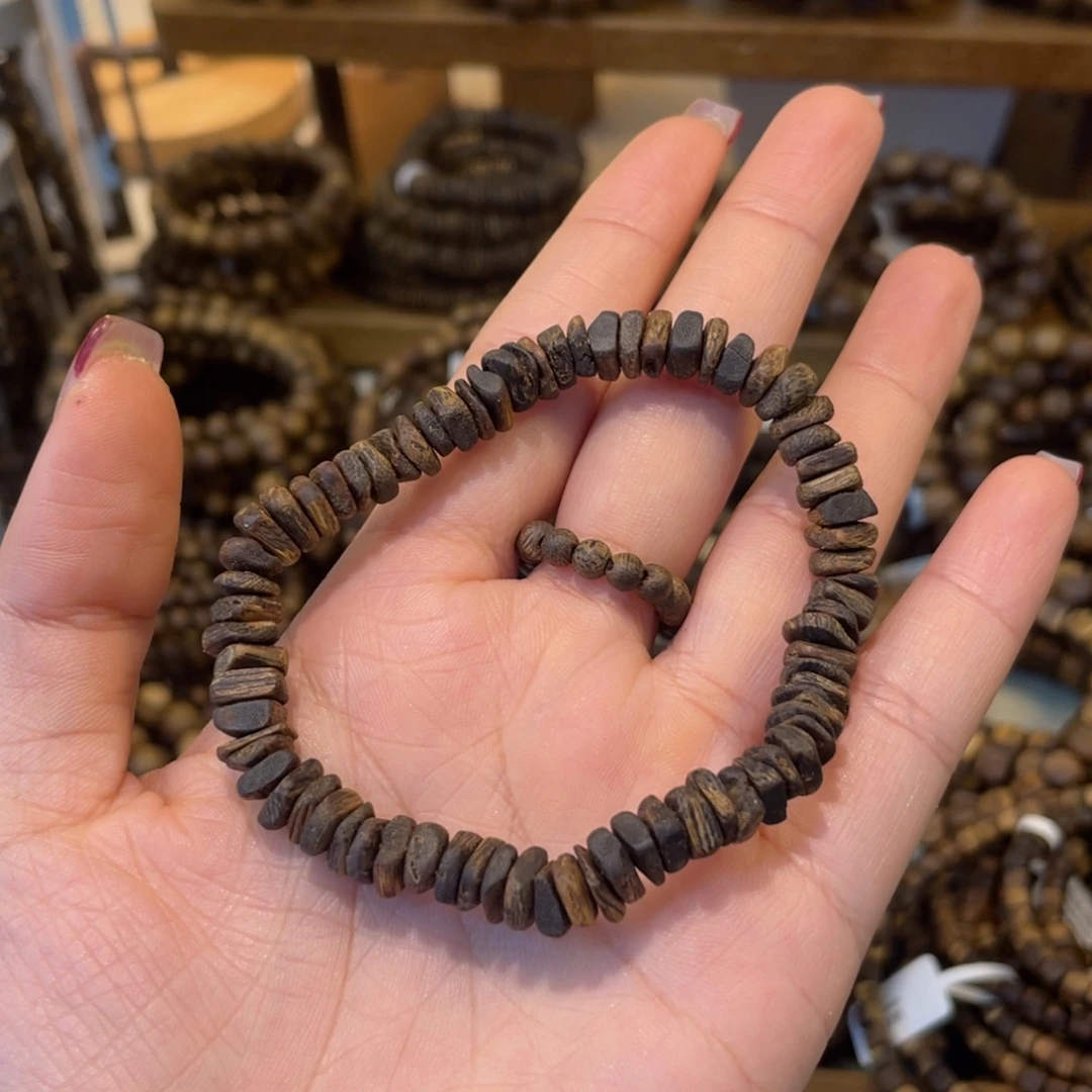 沉香卡7碎银子单圈沉水6.8克