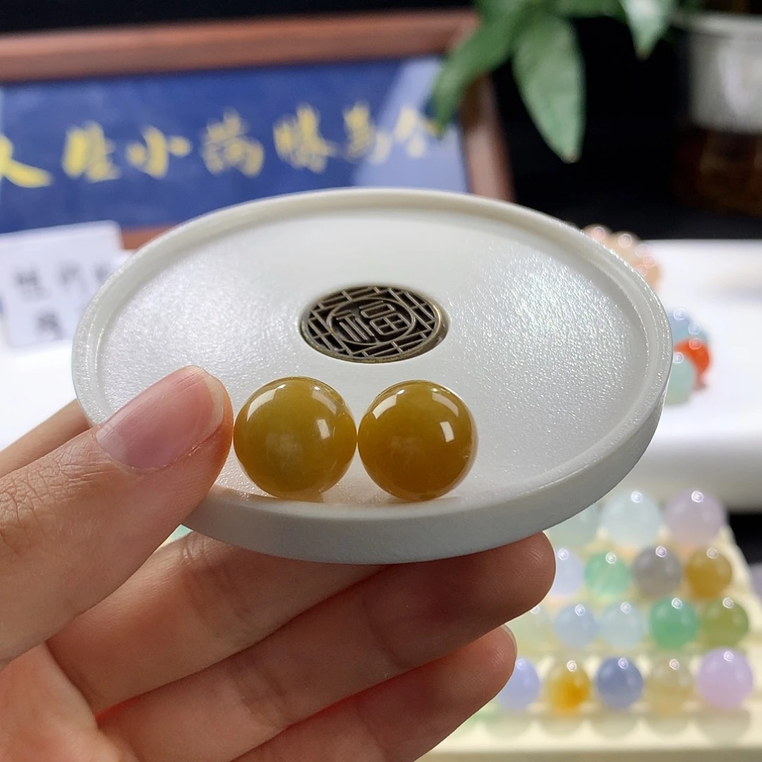 翡翠散珠翡翠珠子发其一