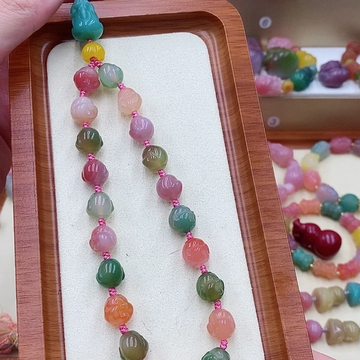 玛瑙未镶嵌手饰手串009