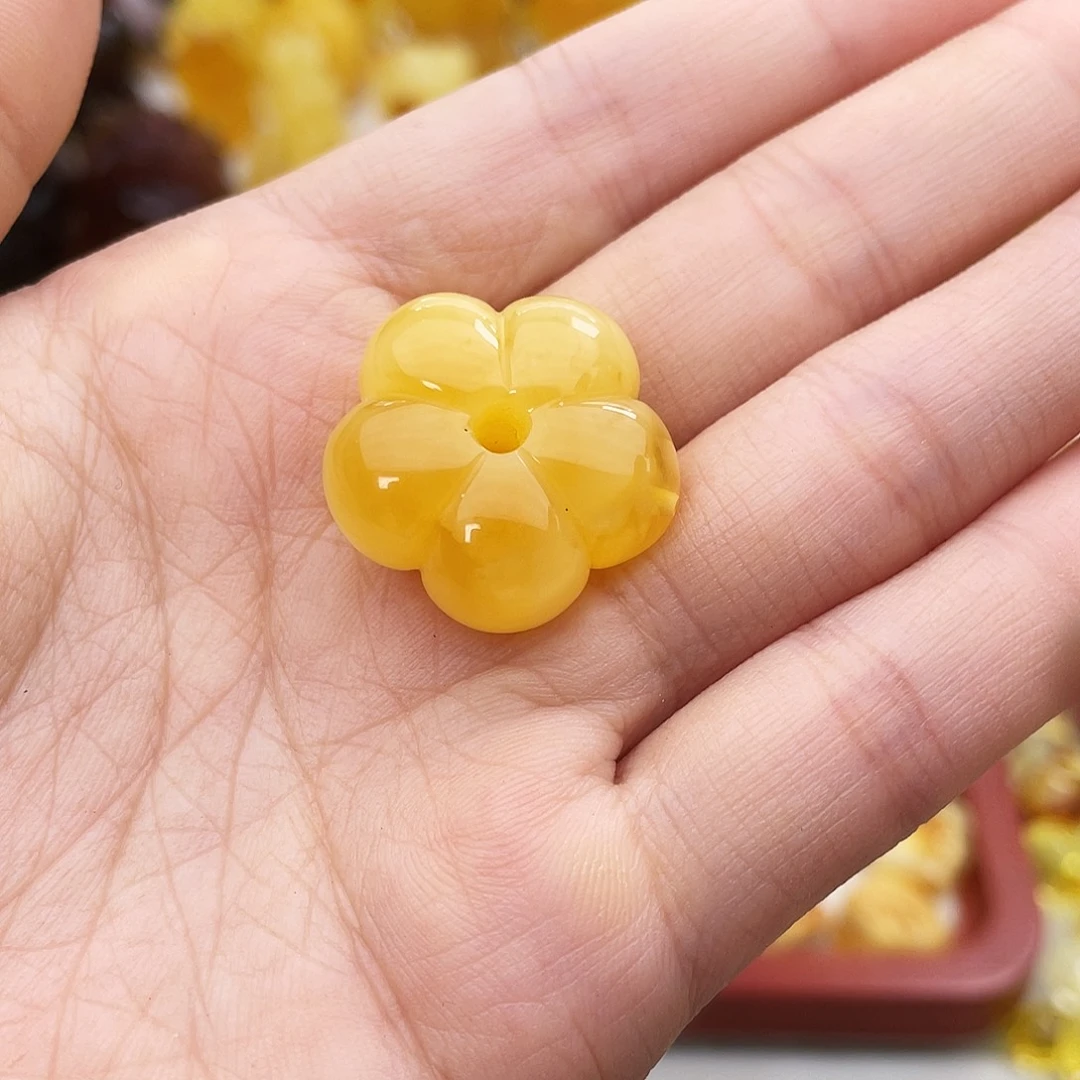 琥珀吊坠(不含链)未镶嵌