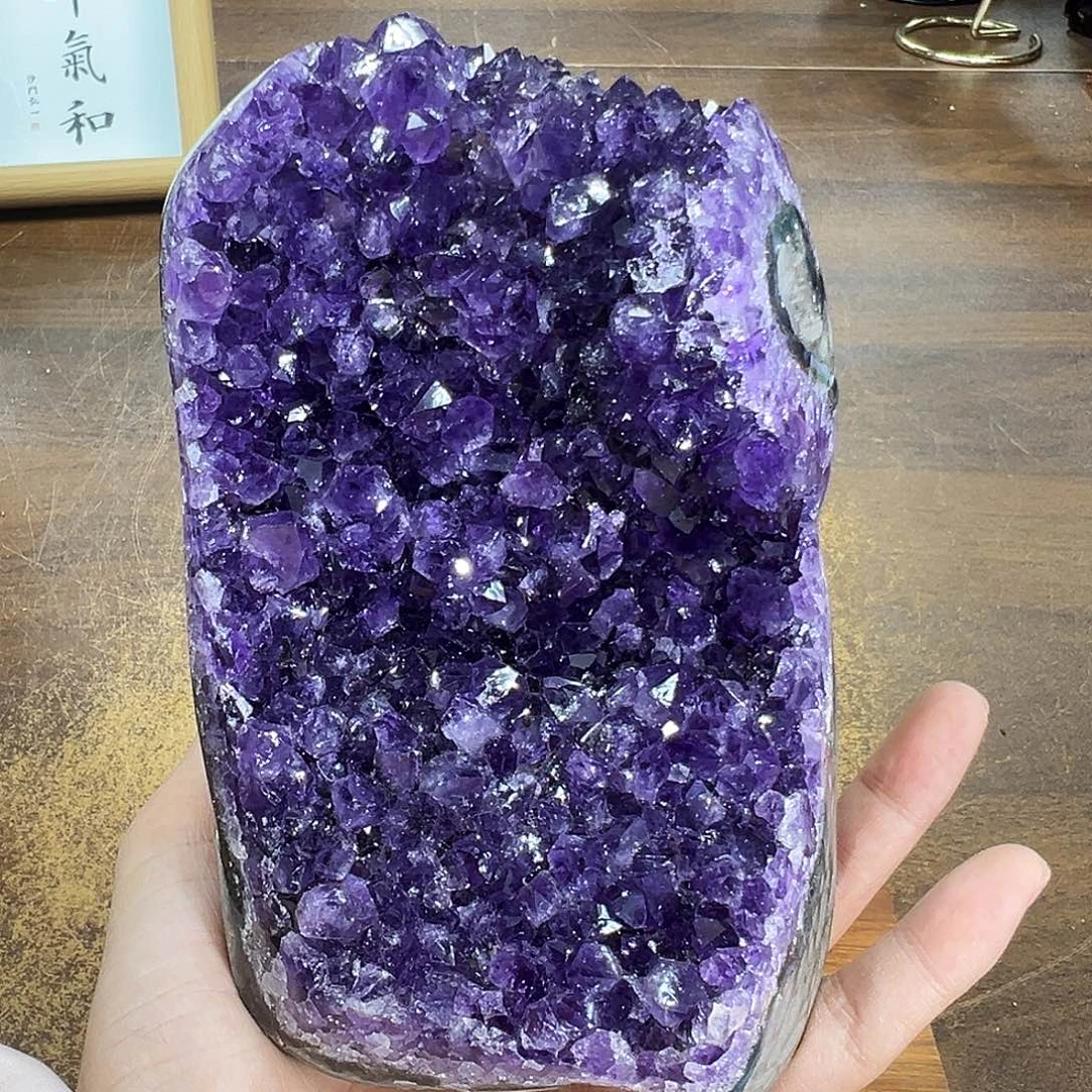 未镶嵌摆件紫晶紫晶