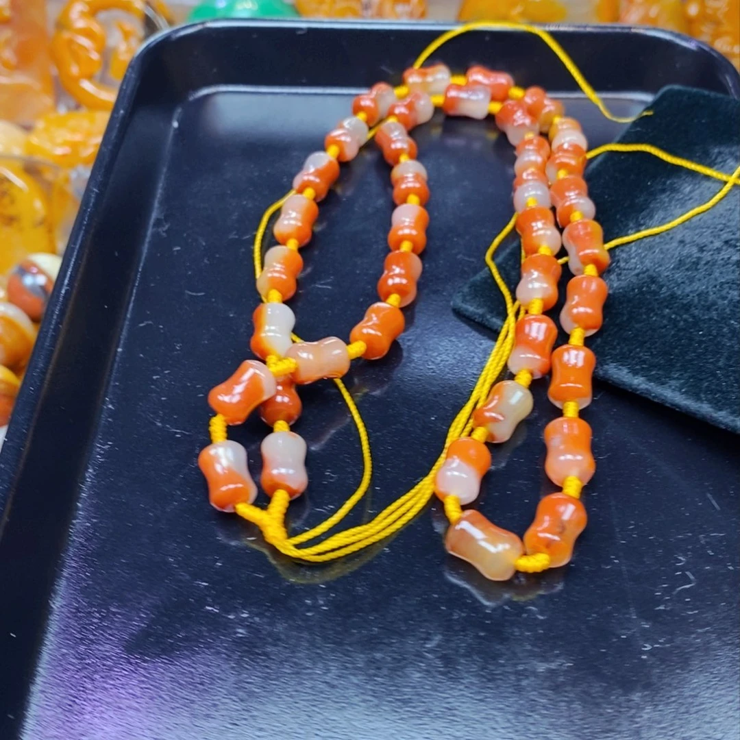 未镶嵌石英质玉（黄龙玉）吊坠(不含链)