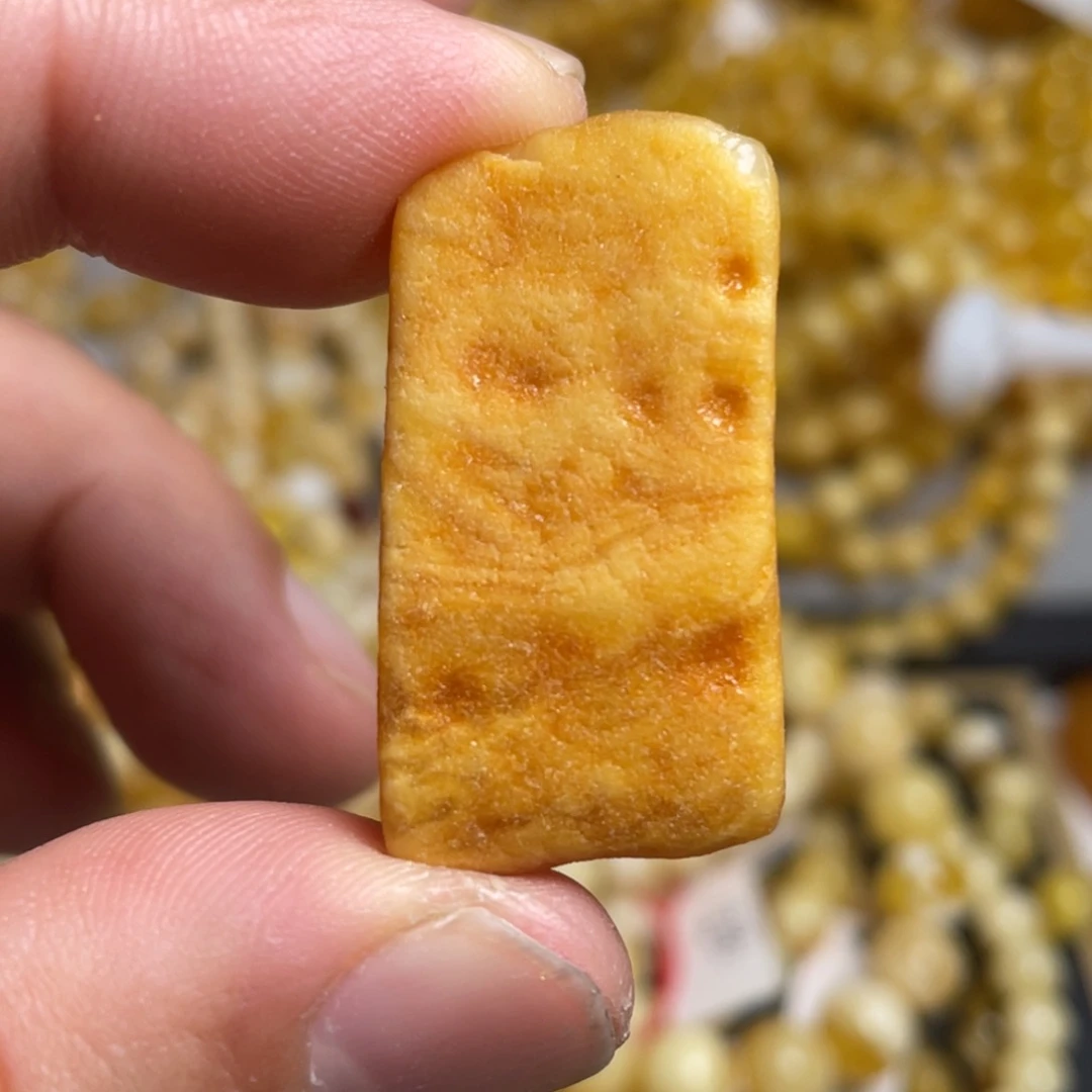 蜜蜡颈饰未镶嵌@****門蜜蜡吊坠