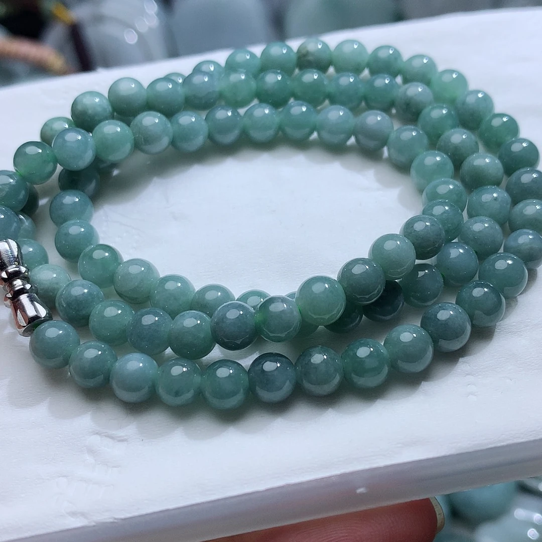 翡翠未镶嵌颈饰407