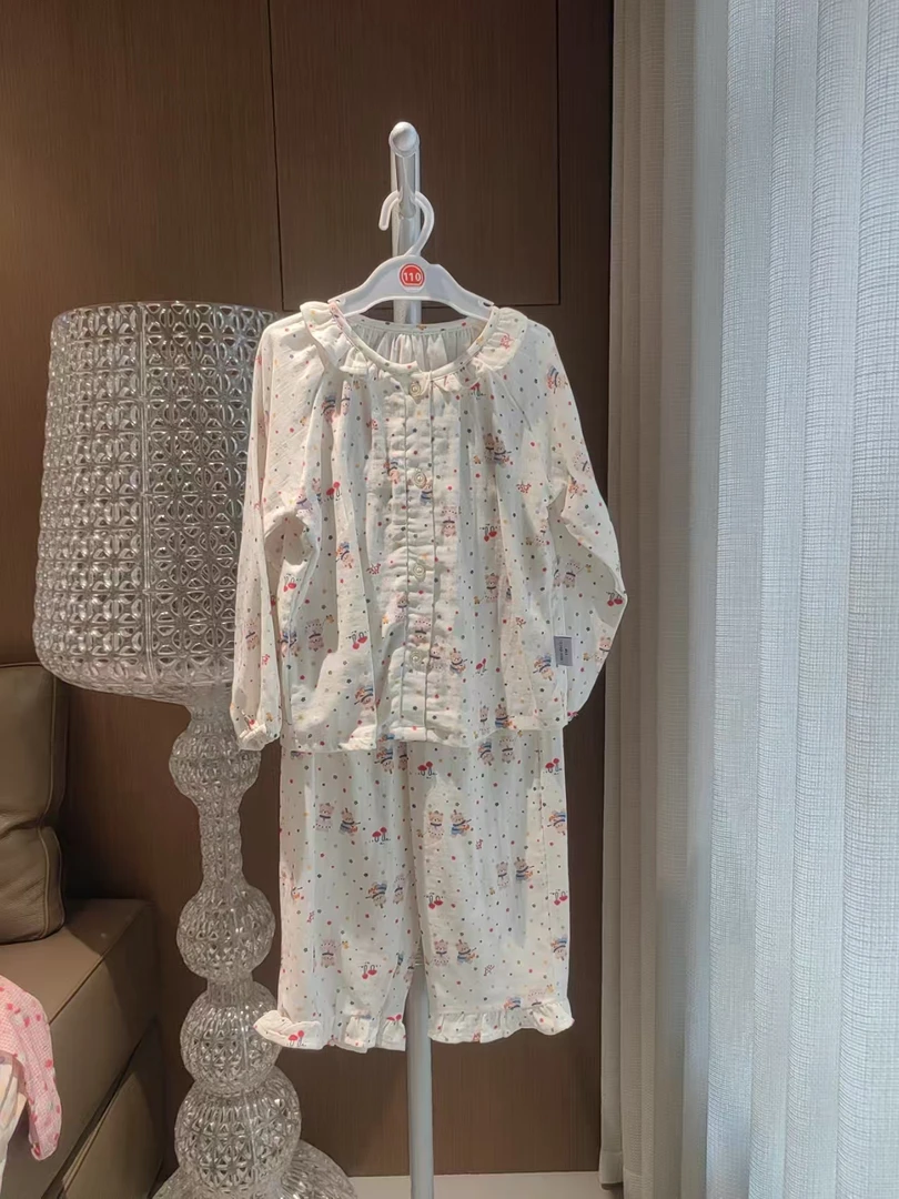 家居 五花色亲子家居服套装