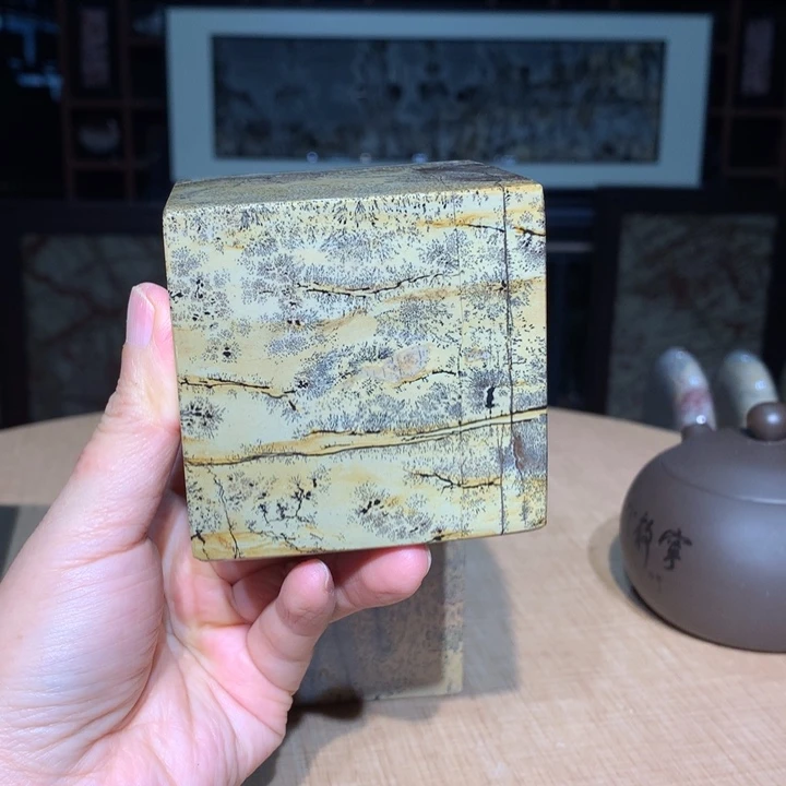 广西国画石摆件，收藏观赏