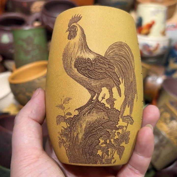紫砂茶杯宜兴紫砂主人杯