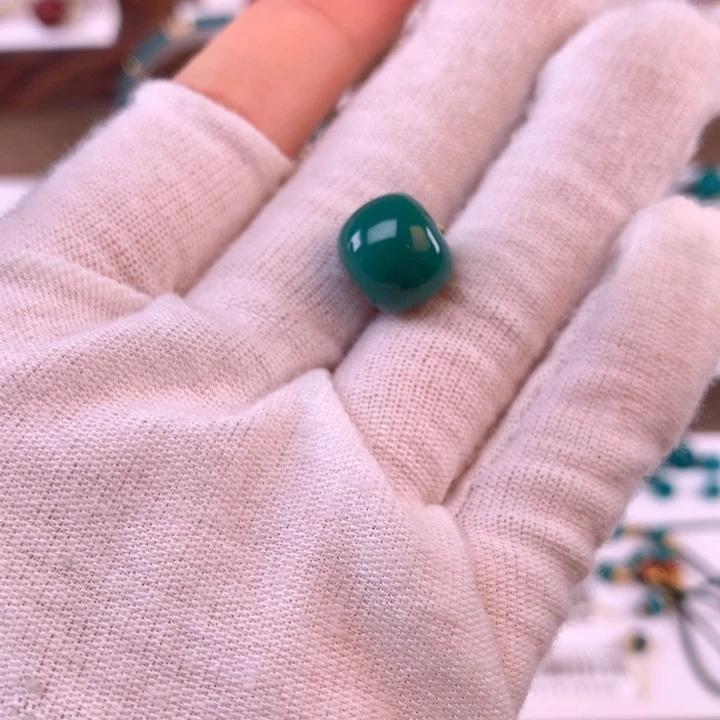 绿松石未镶嵌配饰蓥11.2*9.6