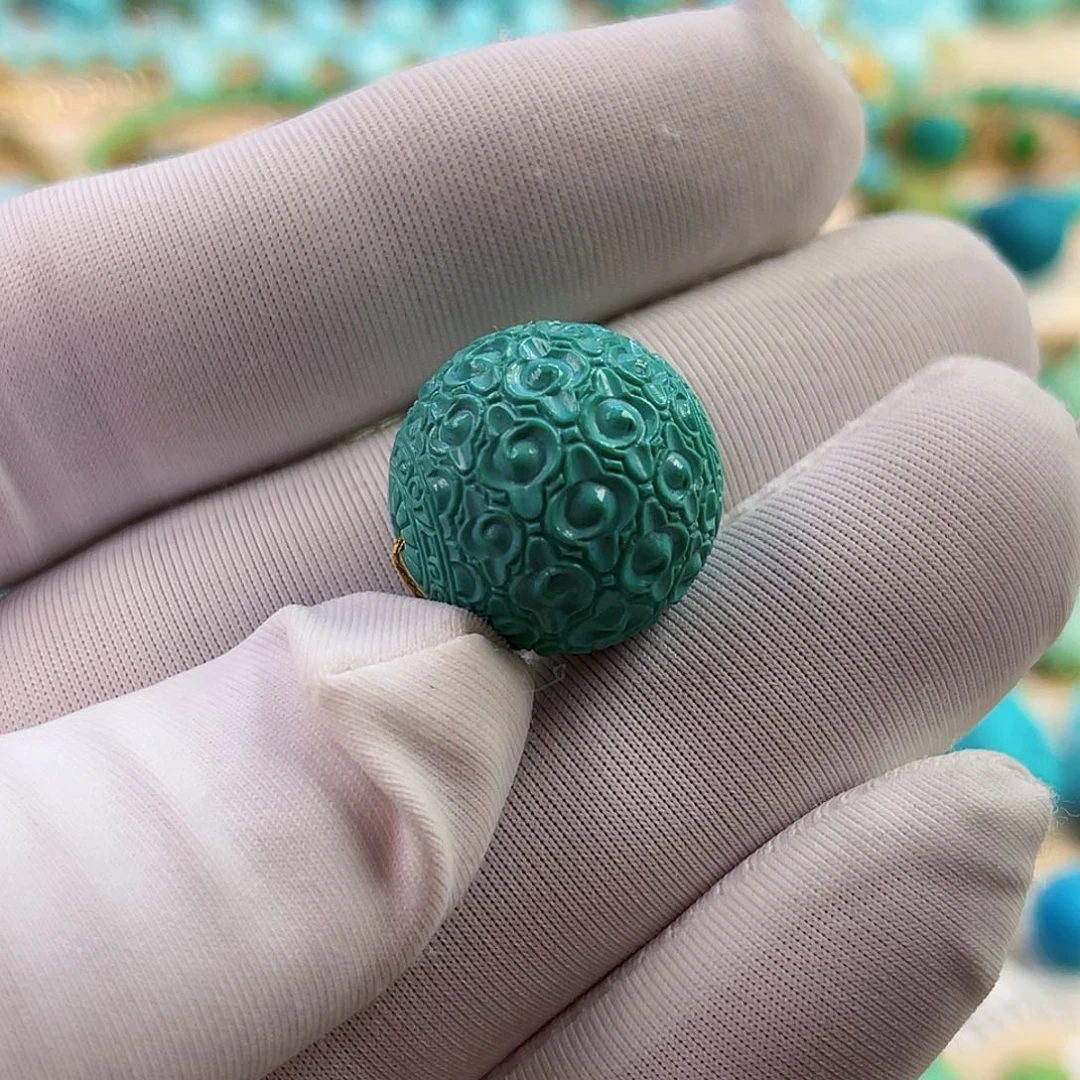 未镶嵌绿松石珠宝奇石