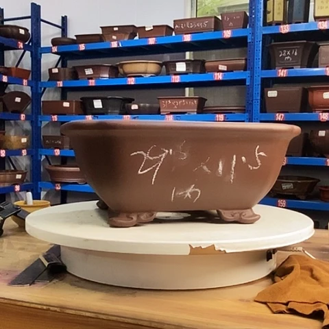 紫砂花盆宜兴紫砂工艺品