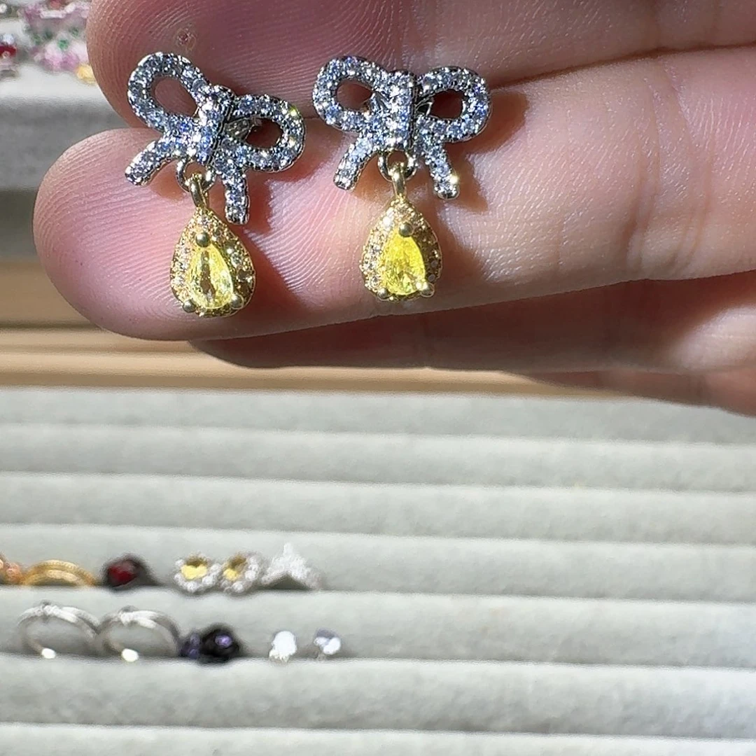 绿水晶戒指银S925镶嵌