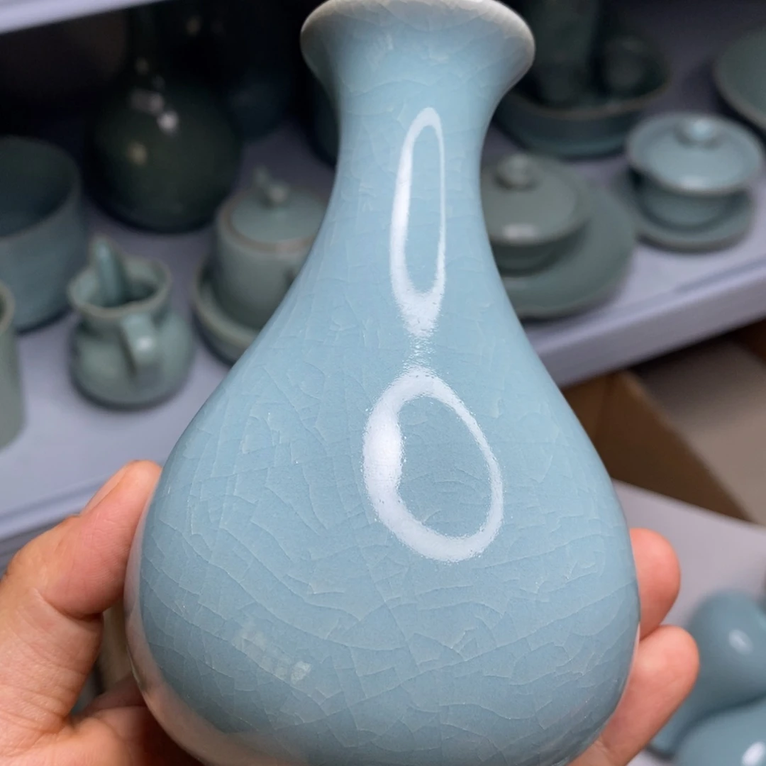 瓷片汝州原矿原釉