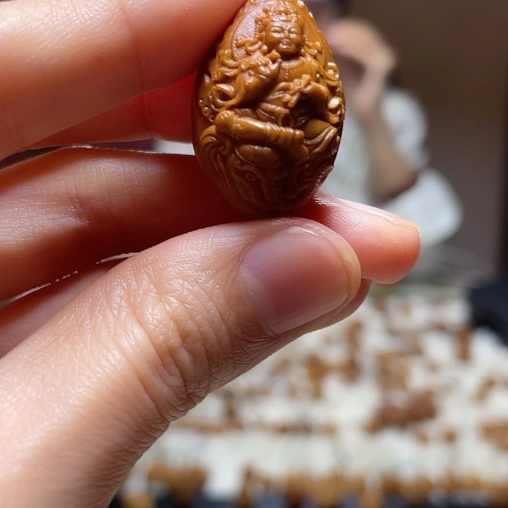 吊坠橄榄核橄榄 普贤