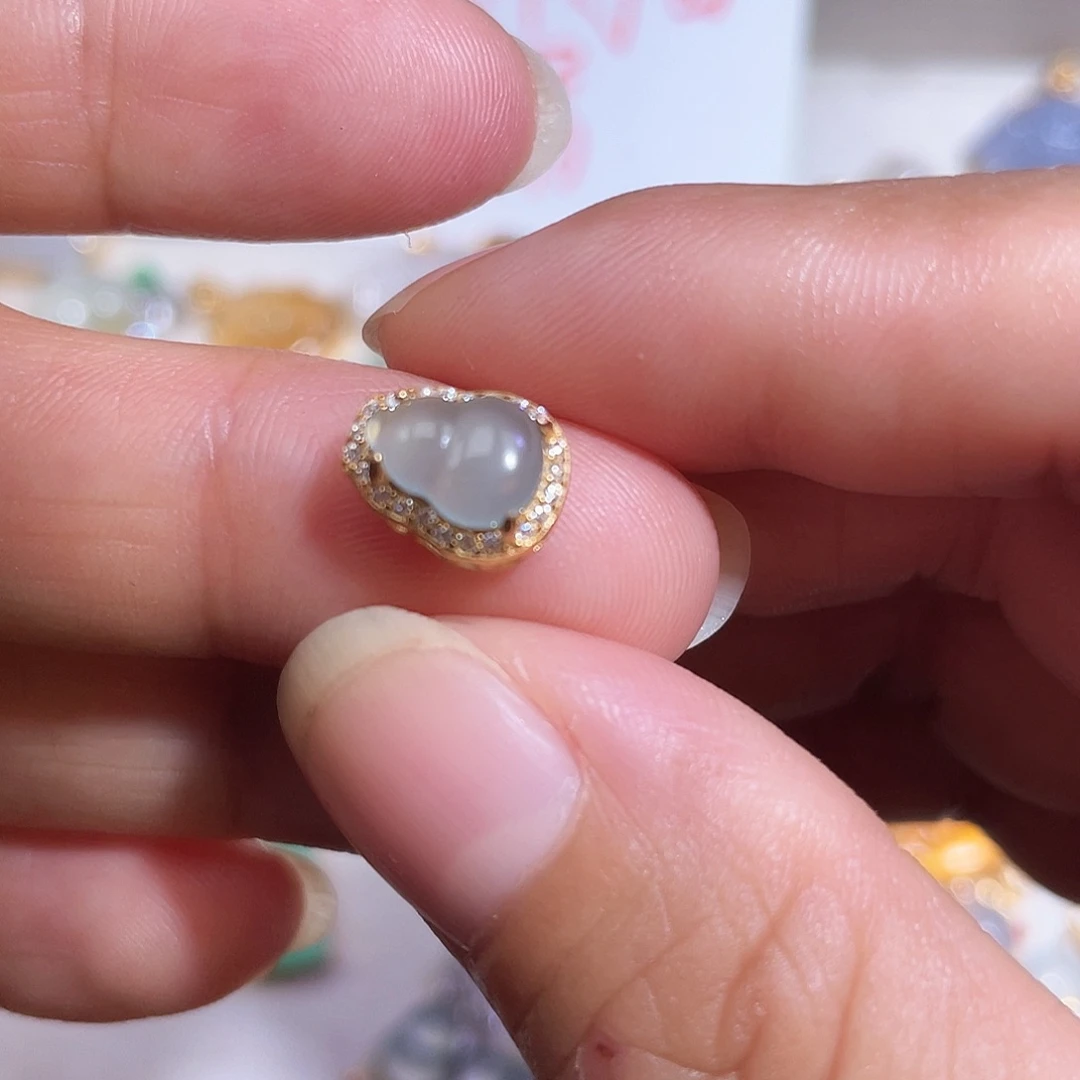 翡翠银S925镶嵌颈饰