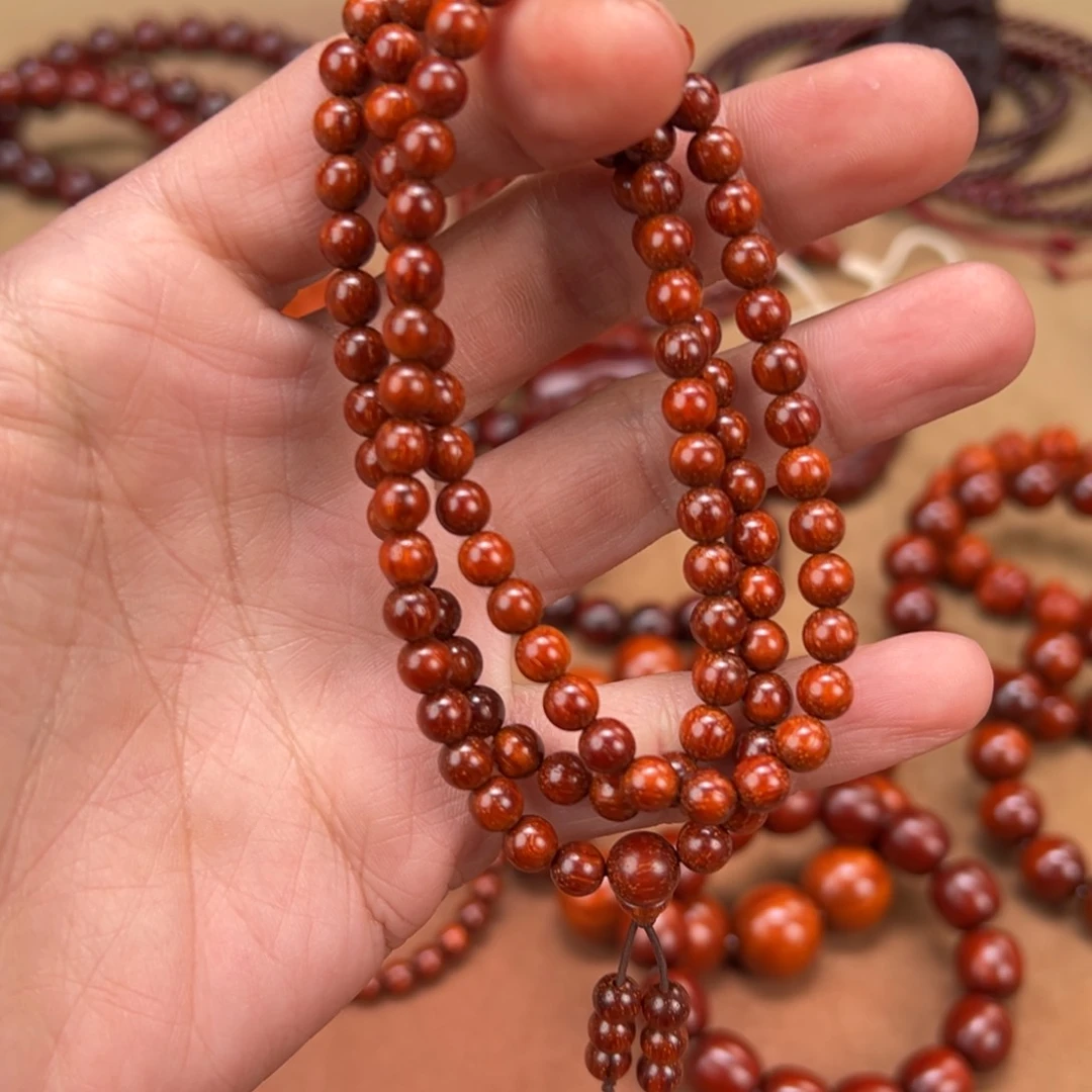 檀香紫檀（小叶紫檀）手串/手链6x108，68.8款
