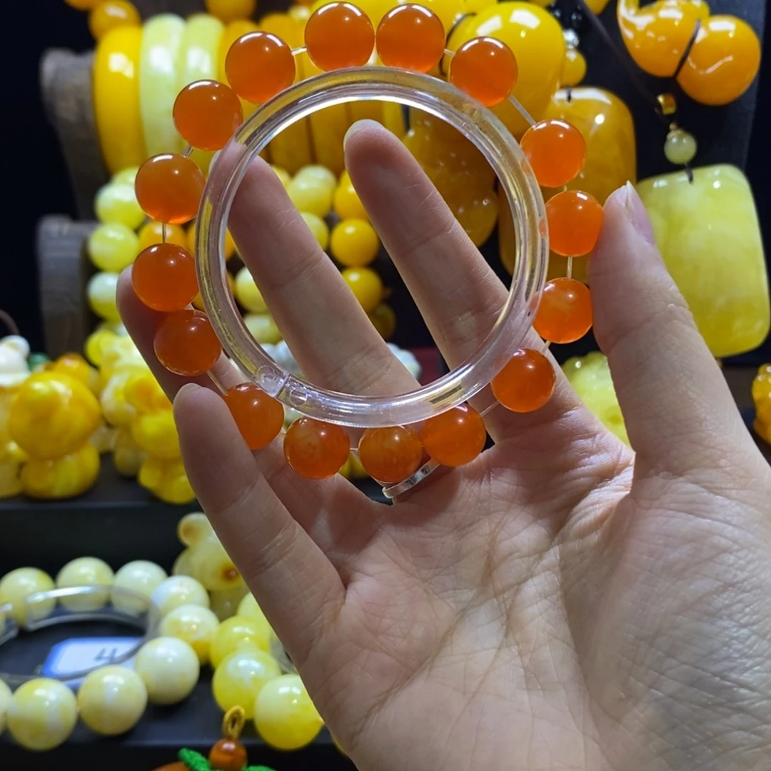 非金属全品无暇卡12手串