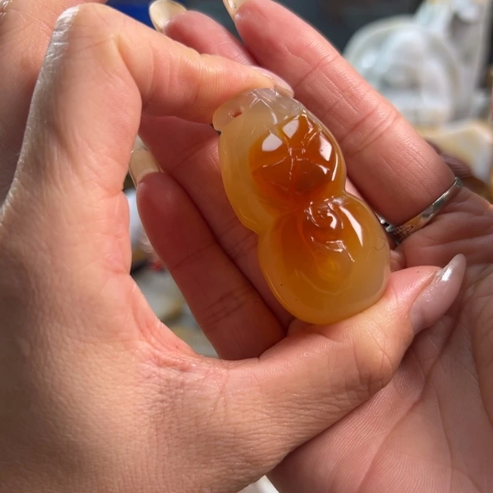 玛瑙/玉髓吊坠(不含链)未镶嵌