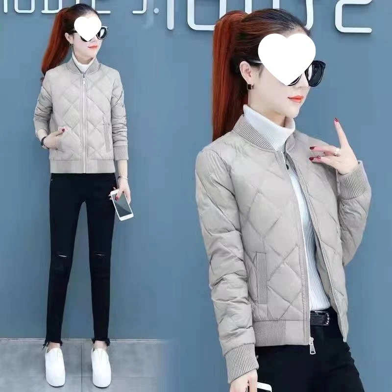 短款面包服女装冬季保暖新款棉服外套轻薄棉服修身收腰加厚女士棉