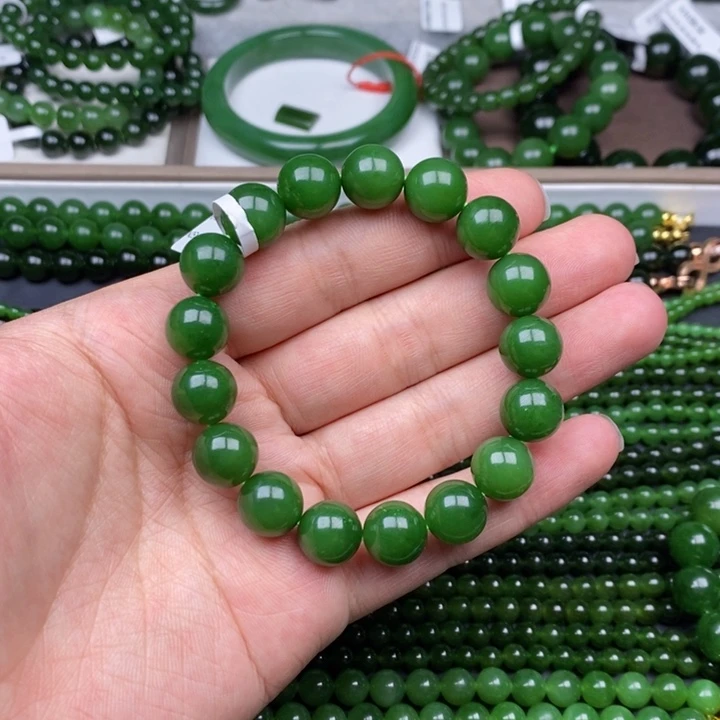 未镶嵌手串和田玉（碧玉）卡12