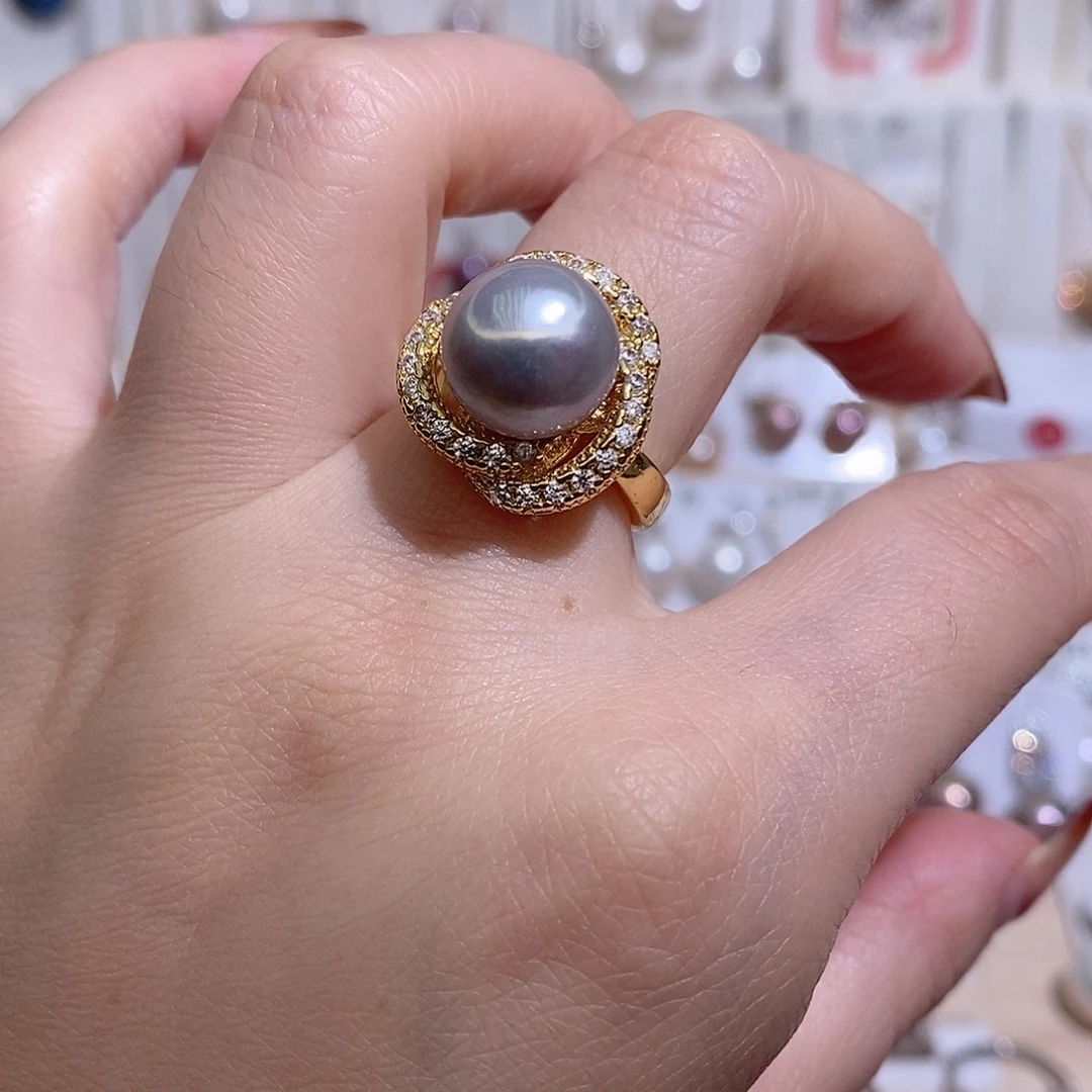 淡水珍珠戒指未镶嵌w11