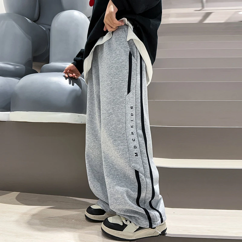 儿童装男童裤子春秋款2025新款中大童春季休闲卫裤春装男孩运动裤