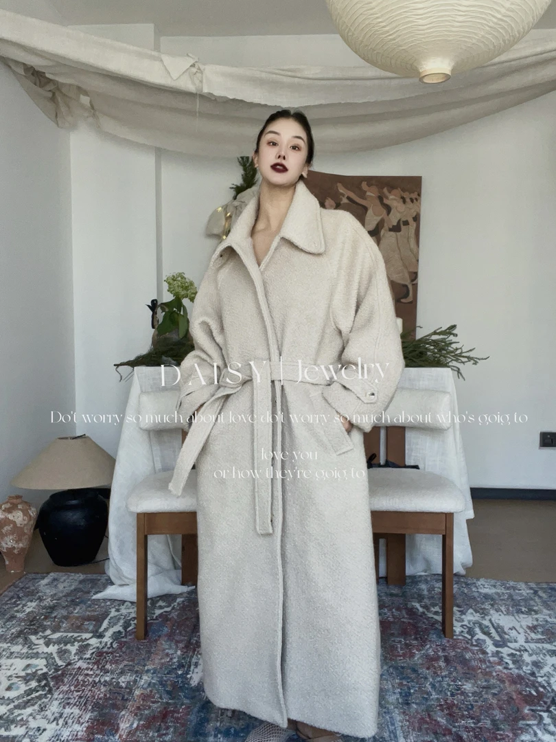 Daisy 秋冬韩系羊毛大衣外套