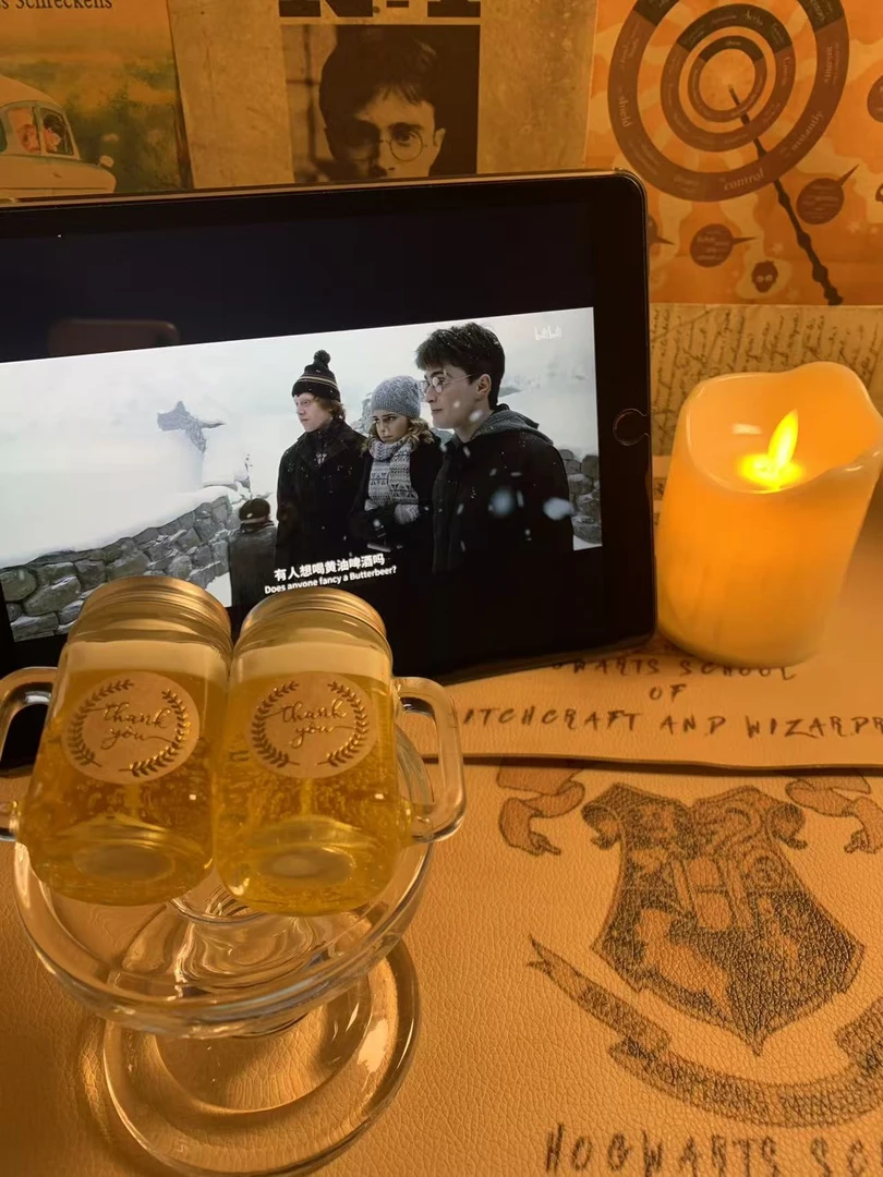 黄油啤酒哈利波特生日香薰蜡烛伴手礼物小众高级周边创意摆件