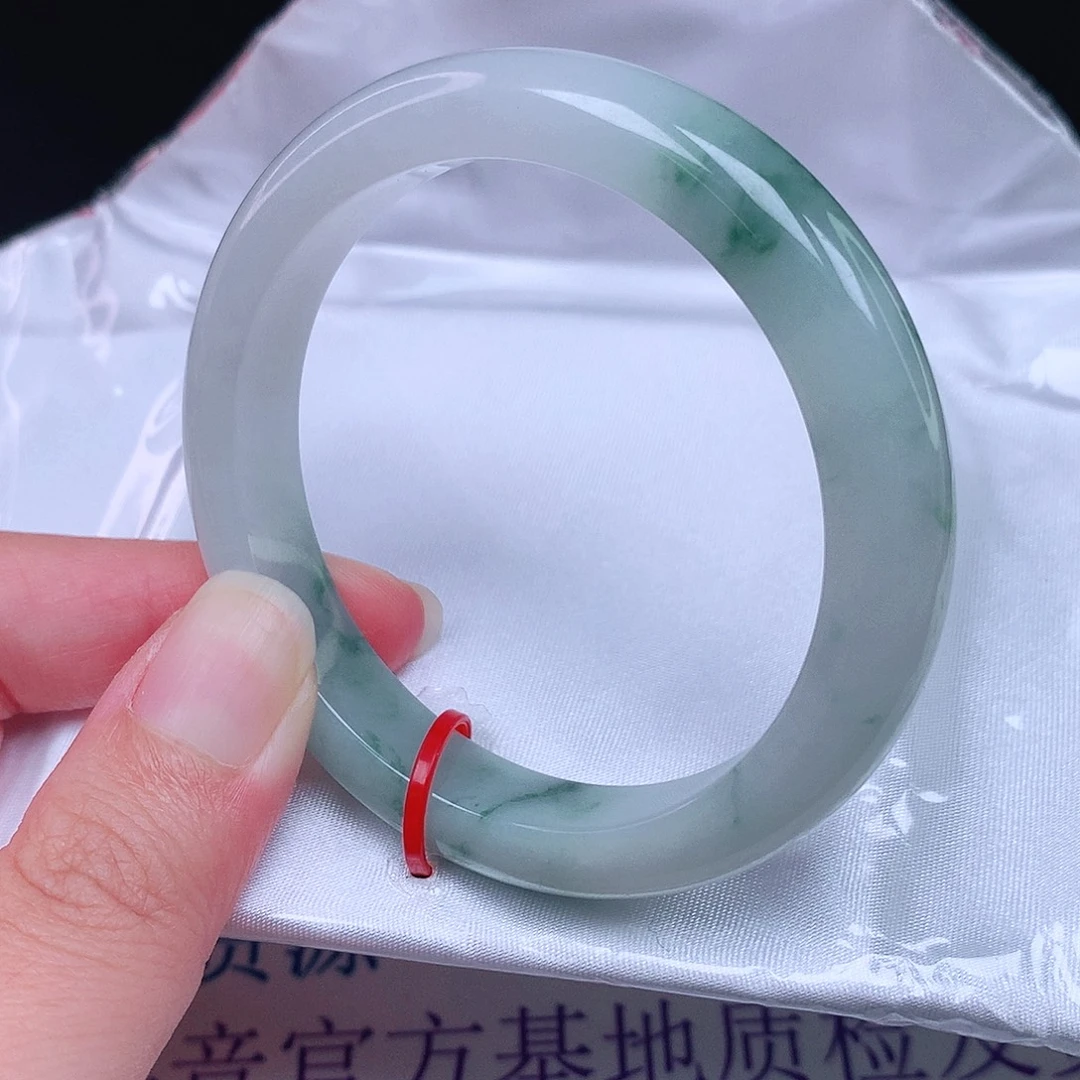 翡翠未镶嵌手镯52+圈5042