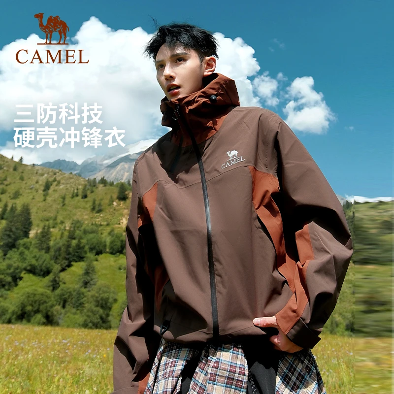 【老宋专属-花火】骆驼户外冲锋衣男女款登山服A34CATR727