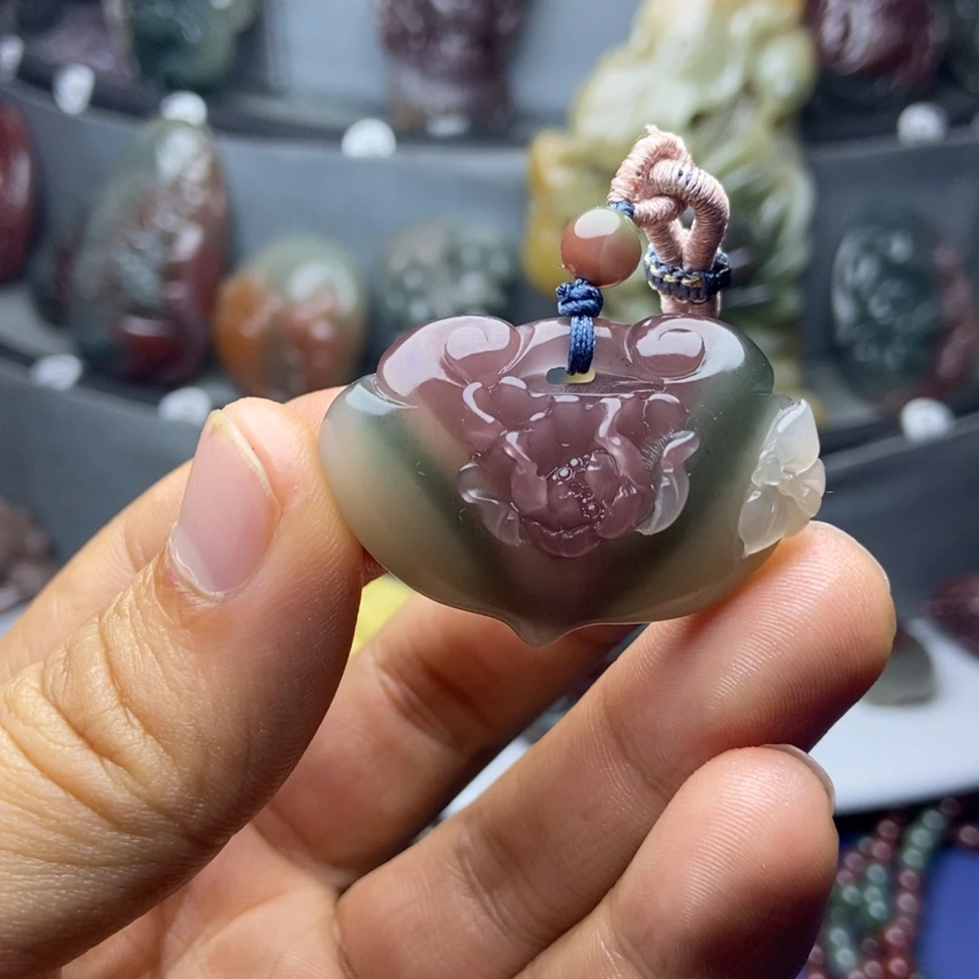 信***么玛瑙/玉髓未镶嵌颈饰