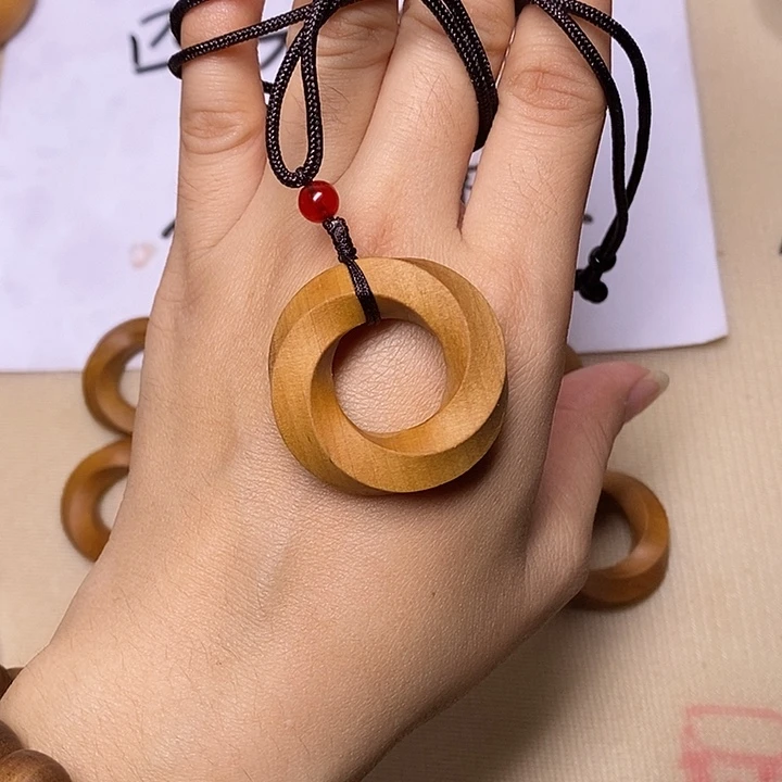 手串/手链檀香木老山檀香莫比乌斯环吊坠