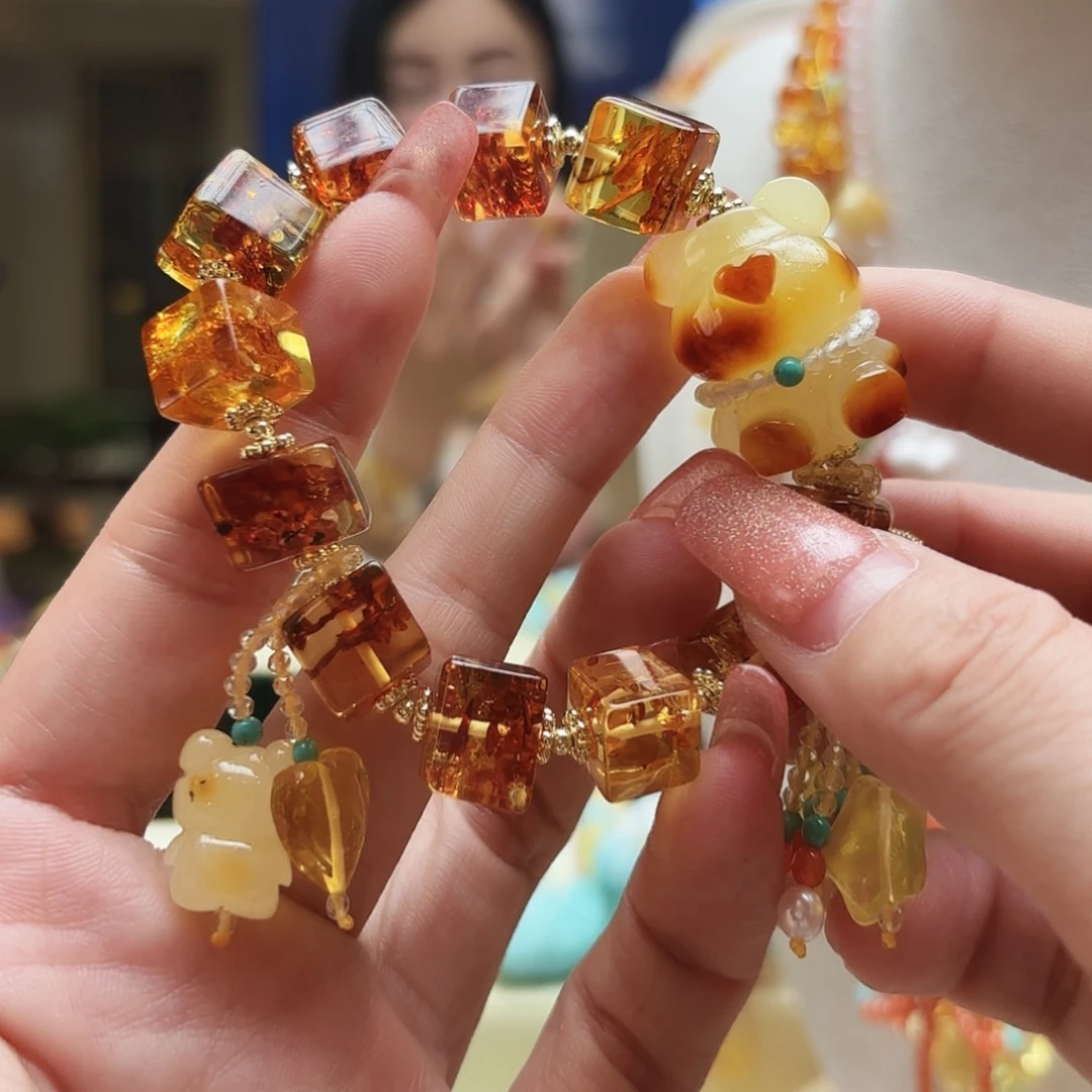 琥珀手链未镶嵌琥珀