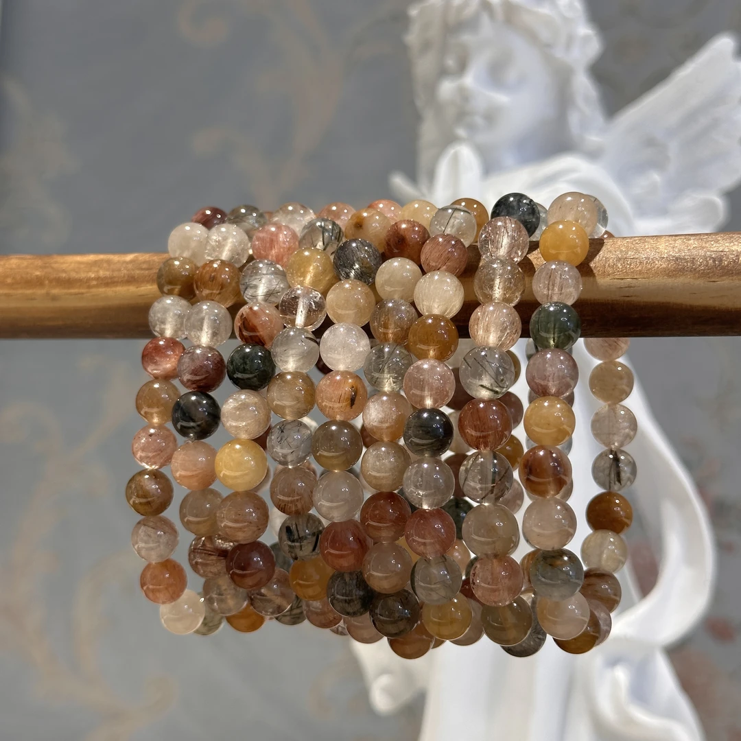 天然兔毛水晶手串 多样性发其一 t67