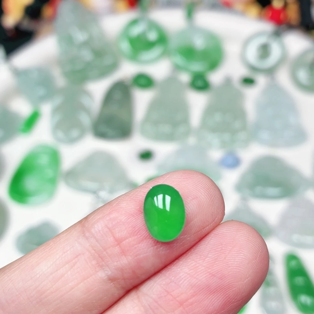 翡翠裸石缅甸天然A货翡翠