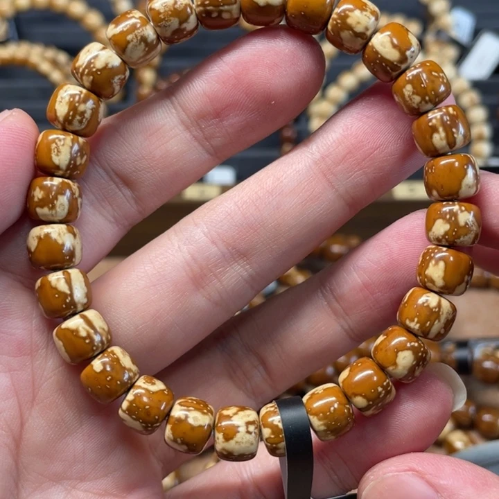 手串紫金鼠实心紫金鼠手串9+碎花