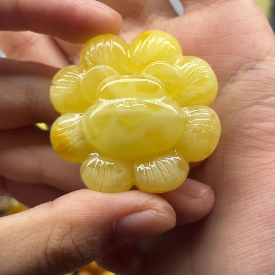 琥珀未镶嵌裸石天然琥珀蜜蜡