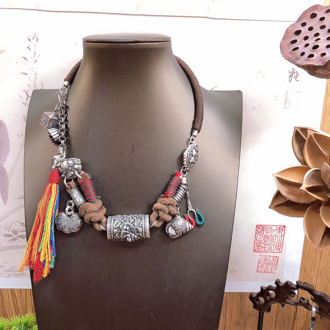 吊坠足银 银吊坠复古纯手工