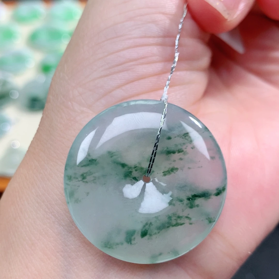 翡翠未镶嵌颈饰30.5-5.8