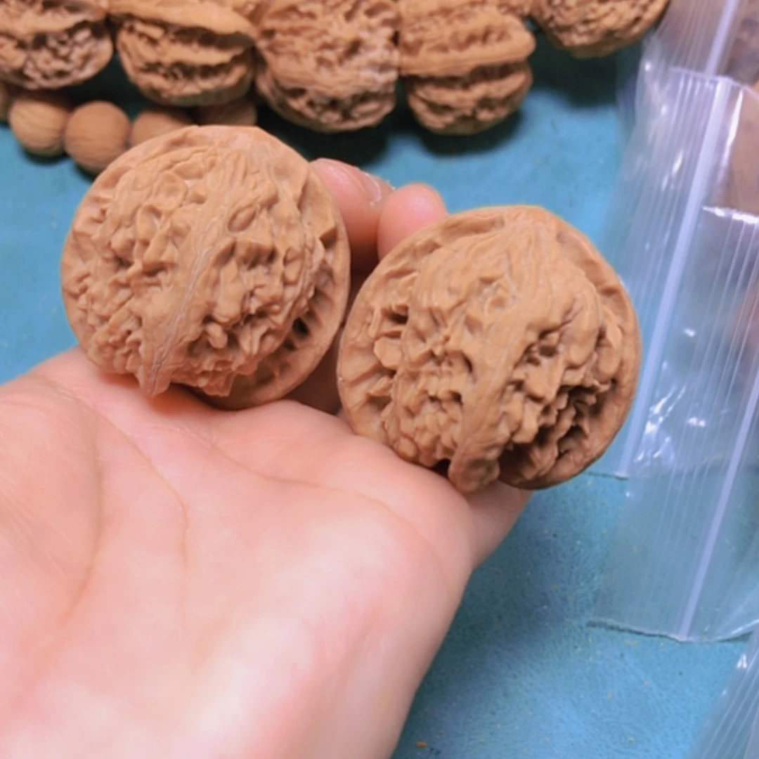 【闪购商品】把件核桃40小众十方修尖