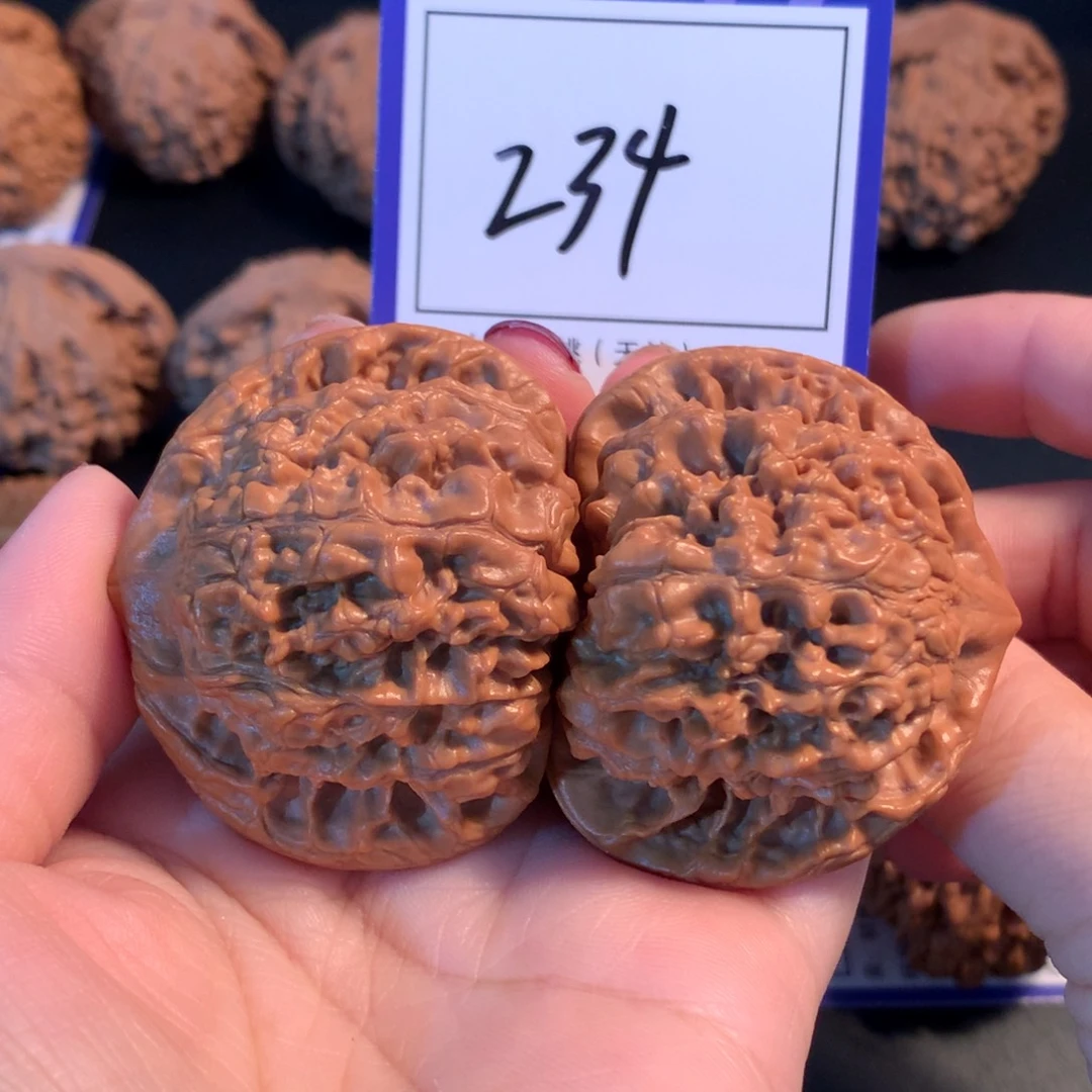 文玩核桃把件234官帽48.5