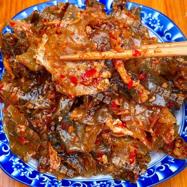 杨巧妹客家酒酿鱼皮江西美食即食下饭神器下饭调味佐餐380克罐装