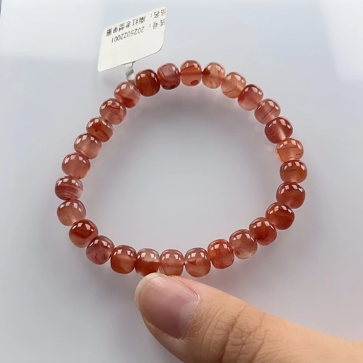 南红玛瑙合金手串