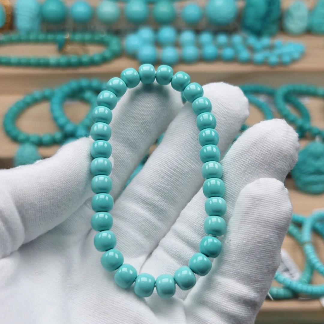 未镶嵌绿松石珠宝奇石