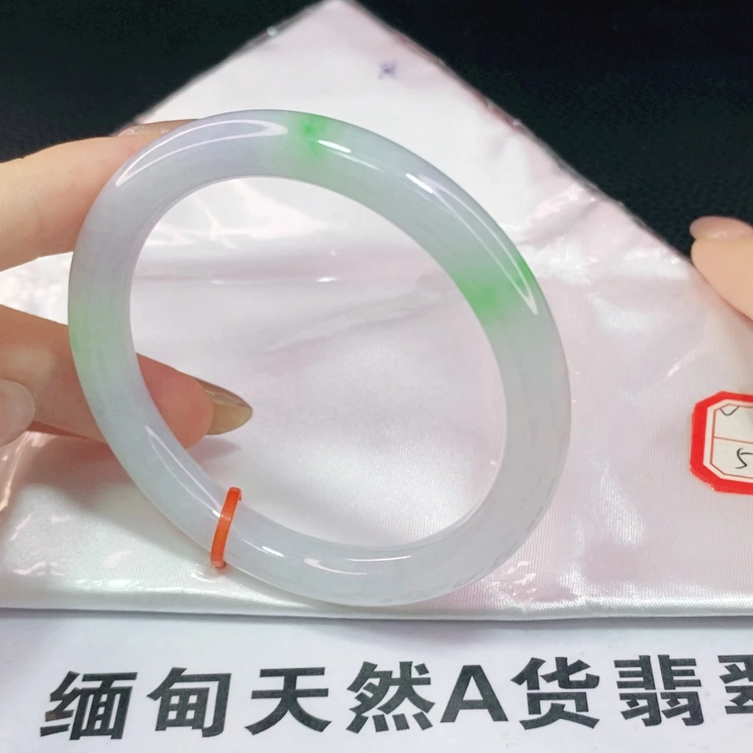 未镶嵌手镯翡翠56圆条