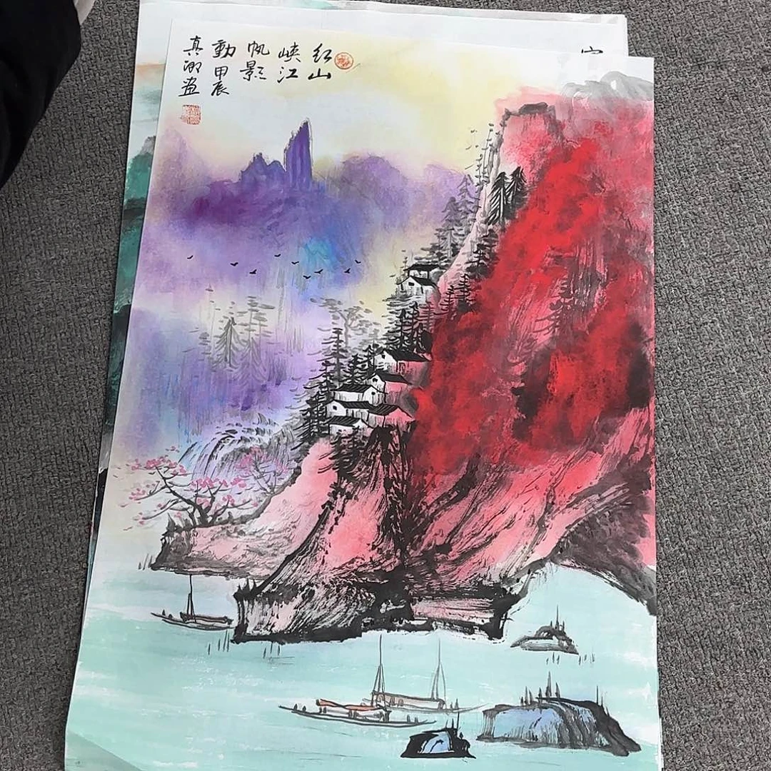 国画国画作品多次入选