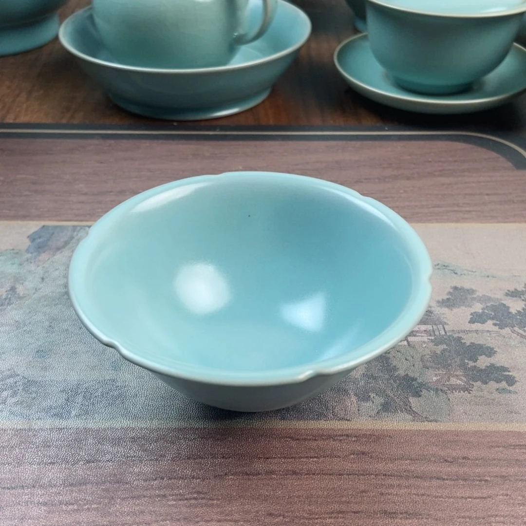 摆件瓷原产地原矿汝瓷～茶器